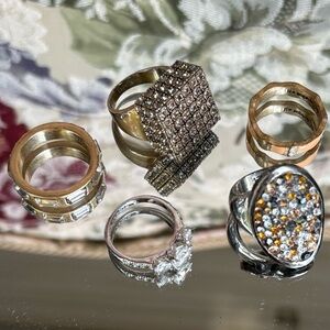 Lia Sophia Rings (lot) size 12